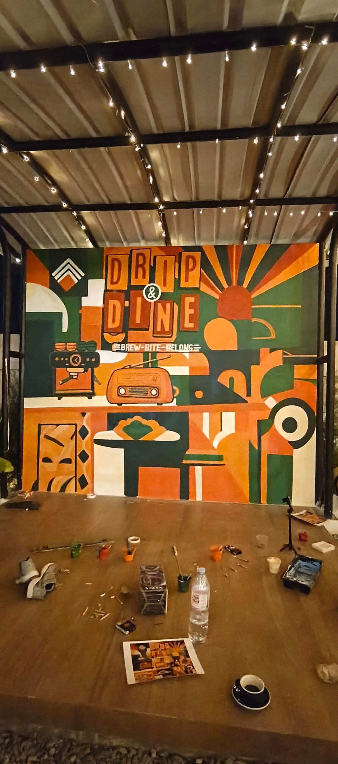 Mural Di Drip & Dine Sidoarjo