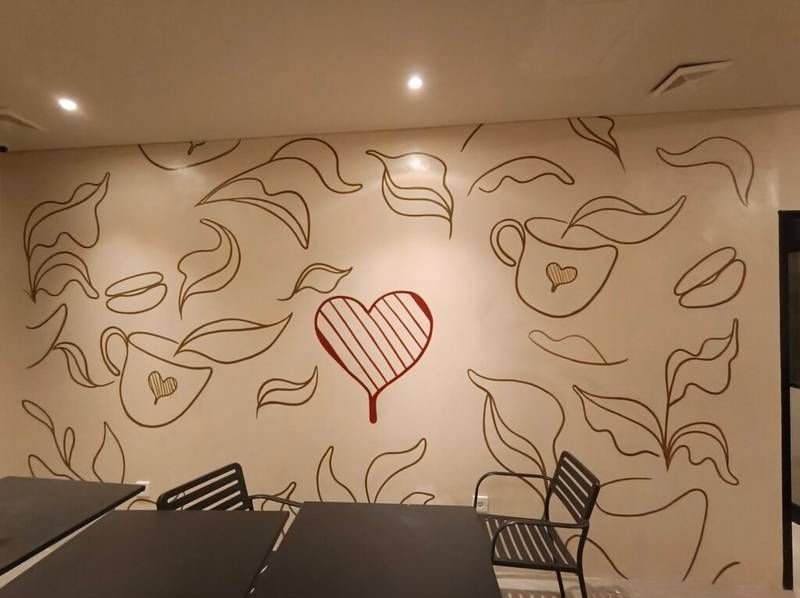 Mural di Kopi Kenangan Dekat Kampus ITS Surabaya