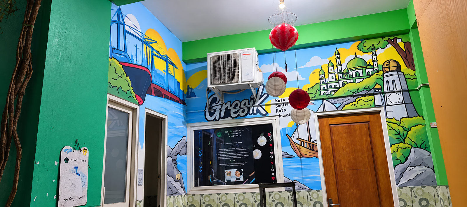 Mural PAUD BinaLakon Gresik — Mural Edukatif untuk Ruang Anak